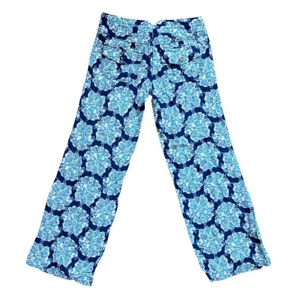 Lilly Pulitzer Pippa Flare Y2K Low Rise Pants in Hey Sailor Size XS - Picture 6 of 11